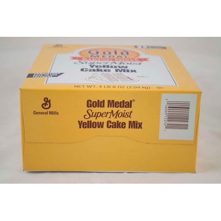 Supermoist Gold Medal Cake Mix Super Moist Yellow 4.5lbs, PK6 16000-12232